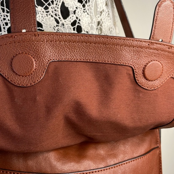 FRYE Cognac Messenger, Adjustable Strap - Picture 6 of 14
